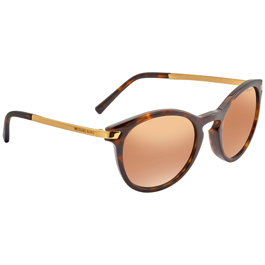 Shop Michael Kors Adrianna Iii Brown Gradient Round Ladies Sunglasses Mk2023f 310613 53