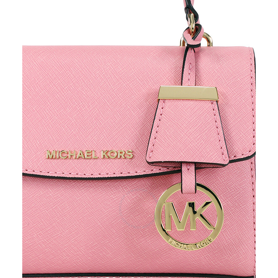 Michael Kors Ava Extra Small Saffiano Leather Crossbody Misty Rose