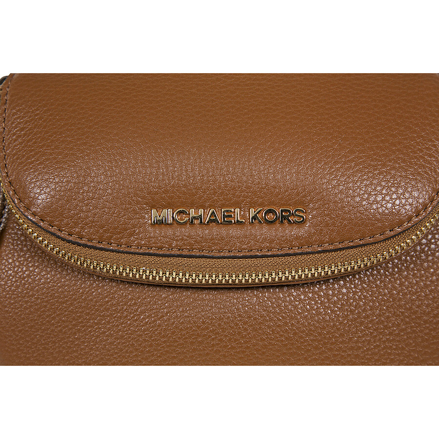 Michael Kors Bedford Flap Leather Crossbody Bag Luggage Bedford Michael Kors Handbags