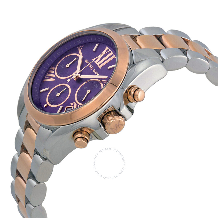 michael kors bradshaw watch purple