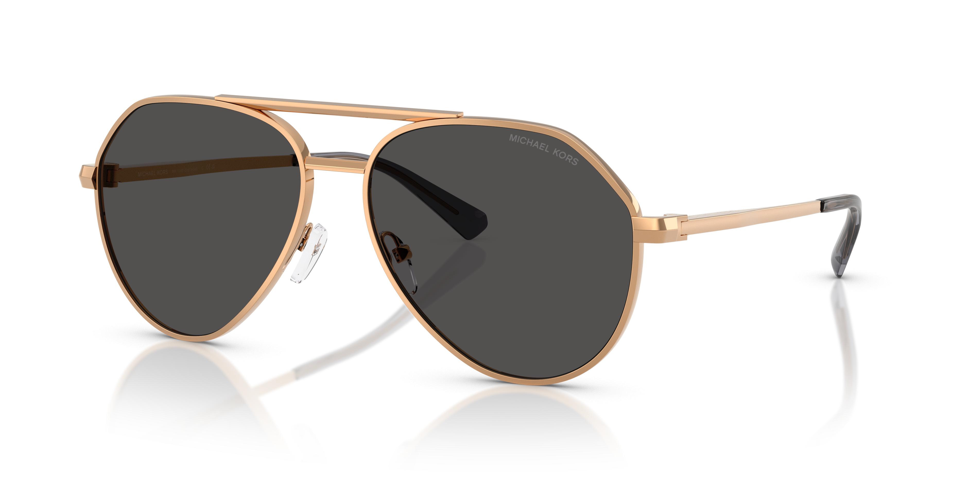 Michael Kors Brentwood Grey Pilot Men's Sunglasses MK1168 189987
