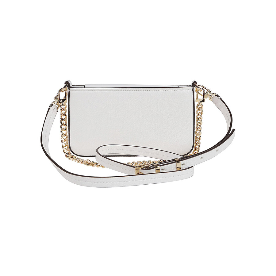Michael Kors Bryant Small Convertible Crossbody Pouchette Bag In White