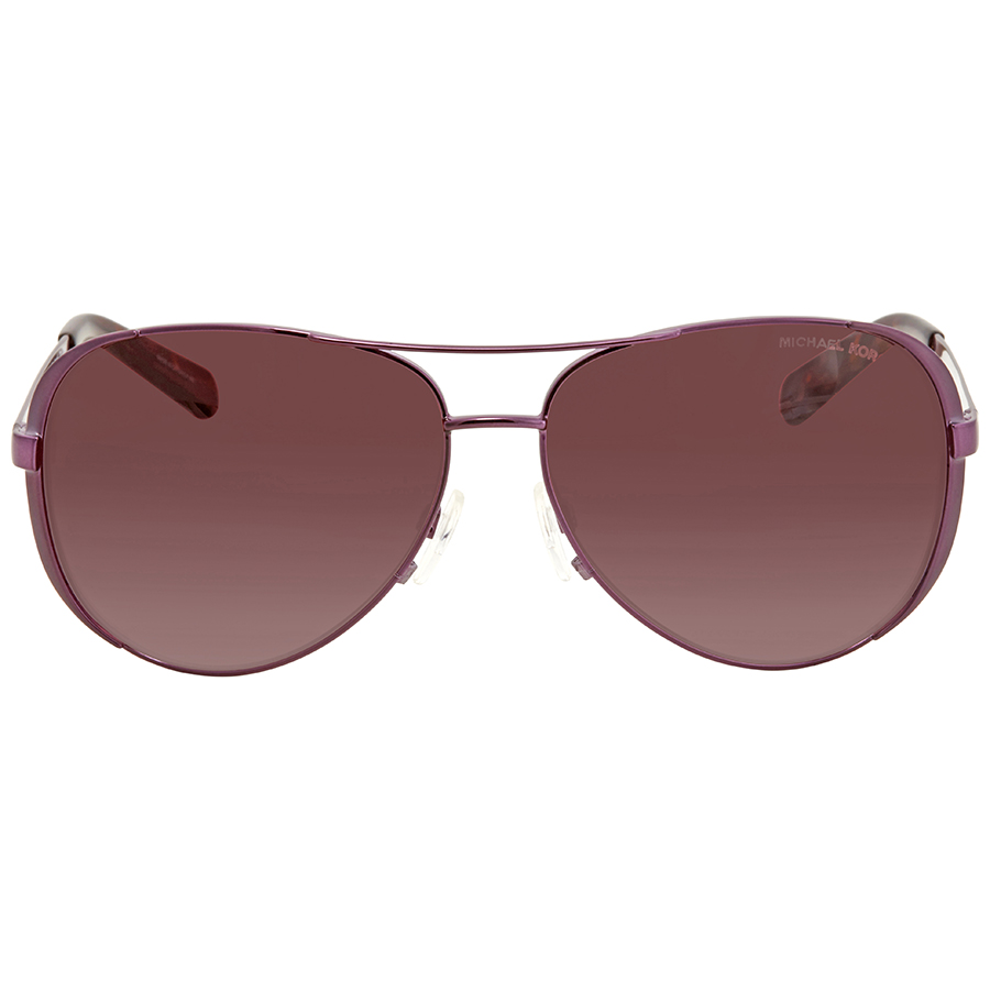 Michael Kors Burgundy Plum Women\'s Sunglasses Michael Kors MK5004 CHELSEA Aviator 11588H 59M Plum/Burgundy  main image 2