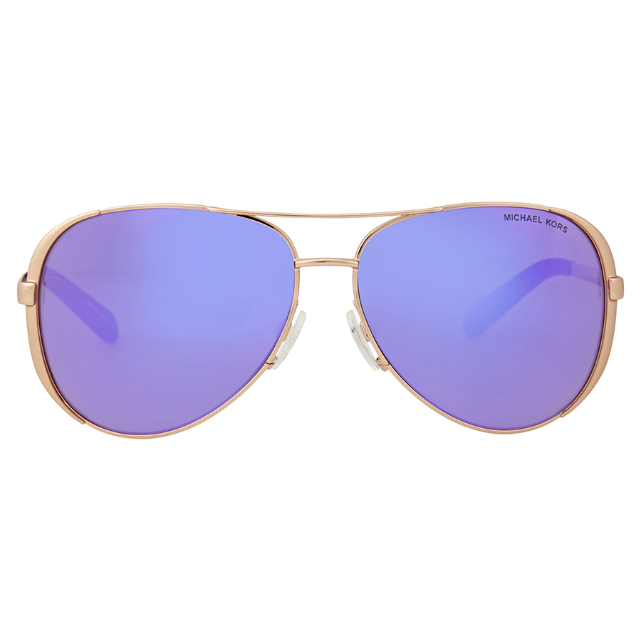MICHAEL KORS Aviator Chelsea Unisex Purple Lens Sunglasses MK5004-10034V-59 Michael Kors Women main image 3