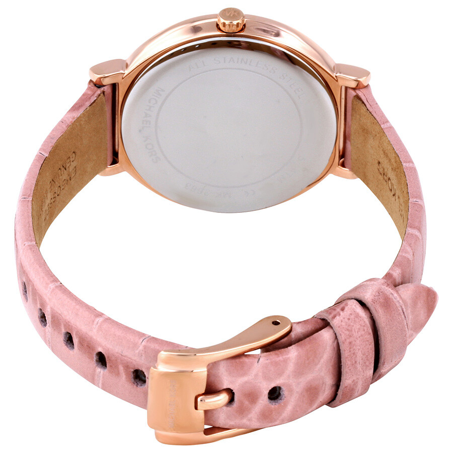 Hasil gambar untuk MICHAEL KORS Cinthia Mother Of Pearl Dial Ladies Leather Watch