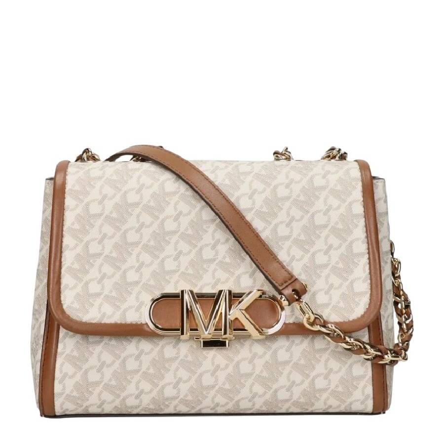 Michael Kors Convertible Chain Crossbody Bag In Beige