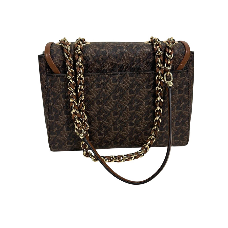 Michael Kors Convertible Chain Crossbody Bag In Brown
