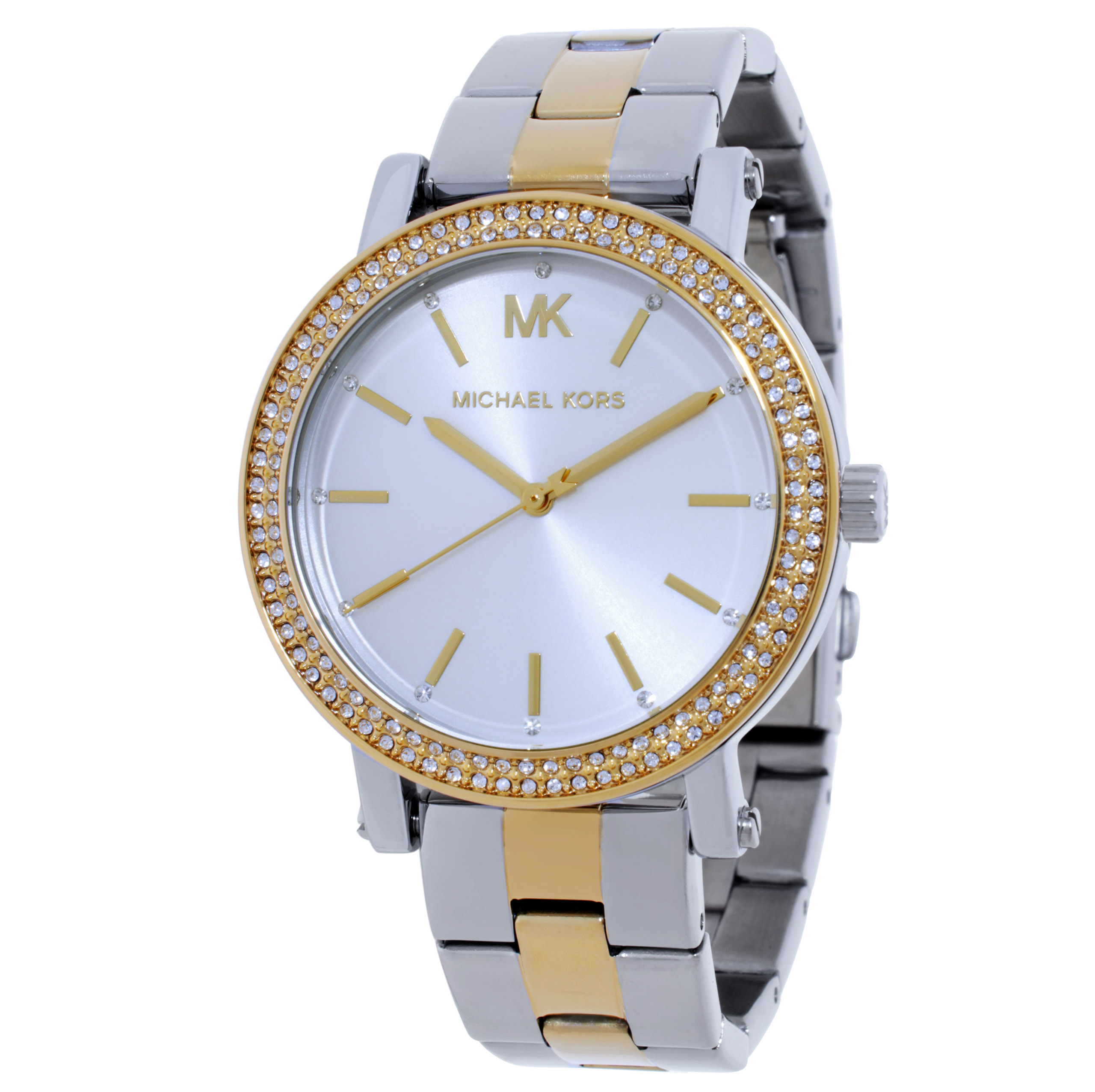 Michael Kors Corey Quartz Silver Dial Ladies Watch MK7348