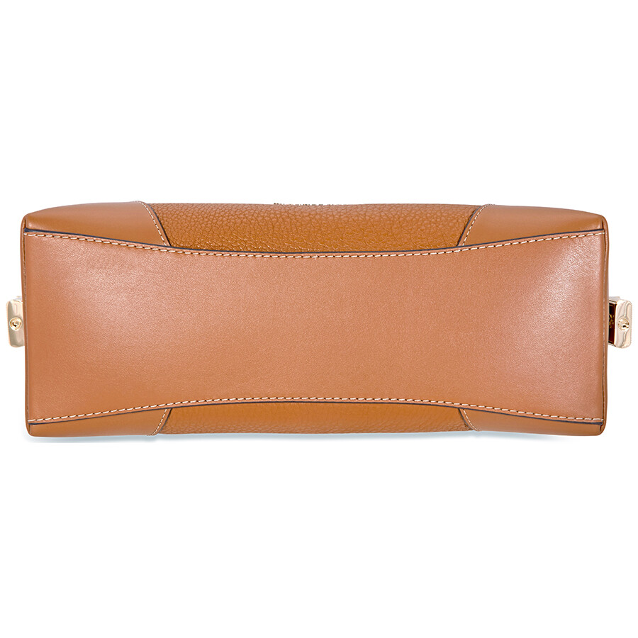 Michael Kors Crosby Medium Pebbled Leather Messenger Bag Acorn