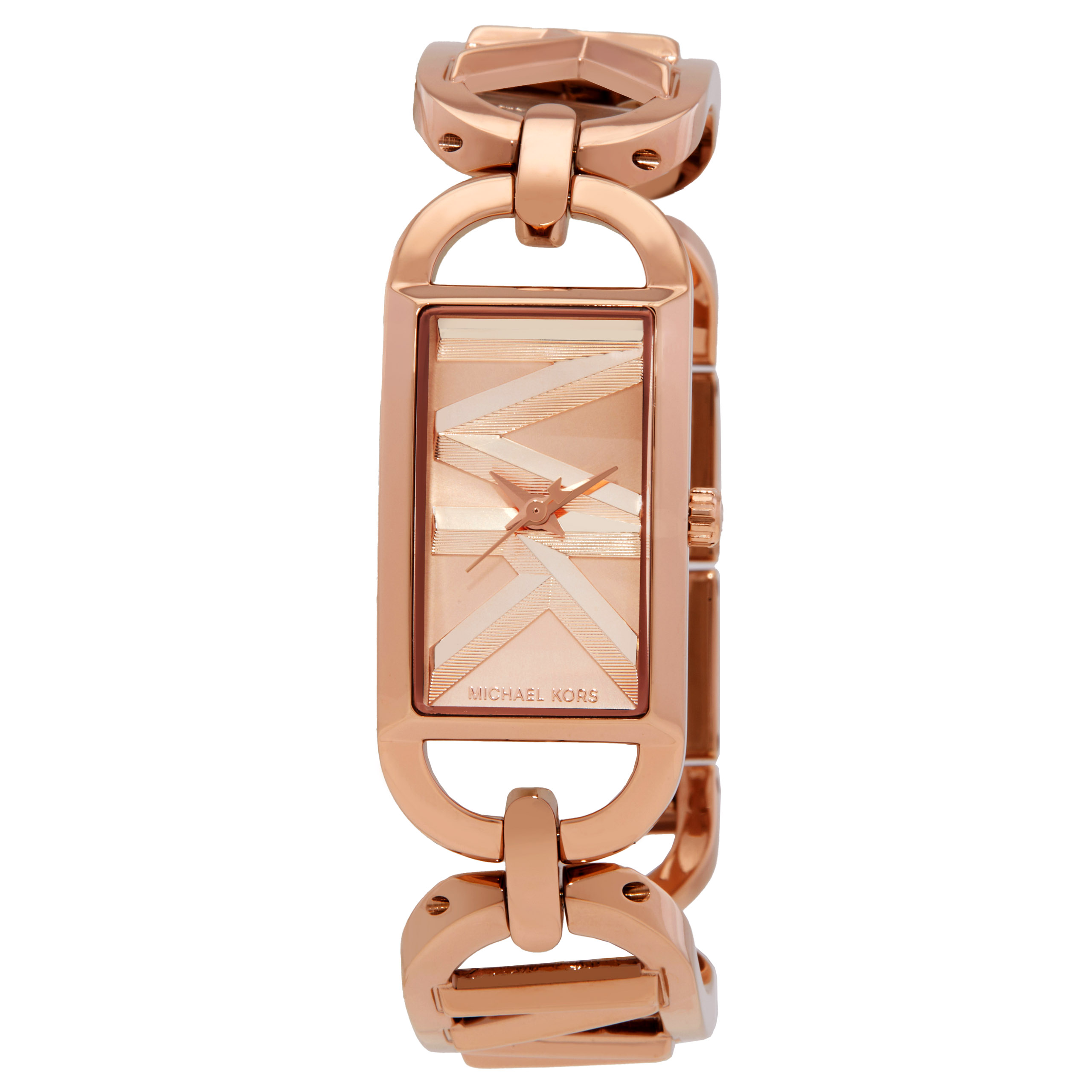 Michael Kors Empire Quartz Rose Gold Dial Ladies Watch MK7602