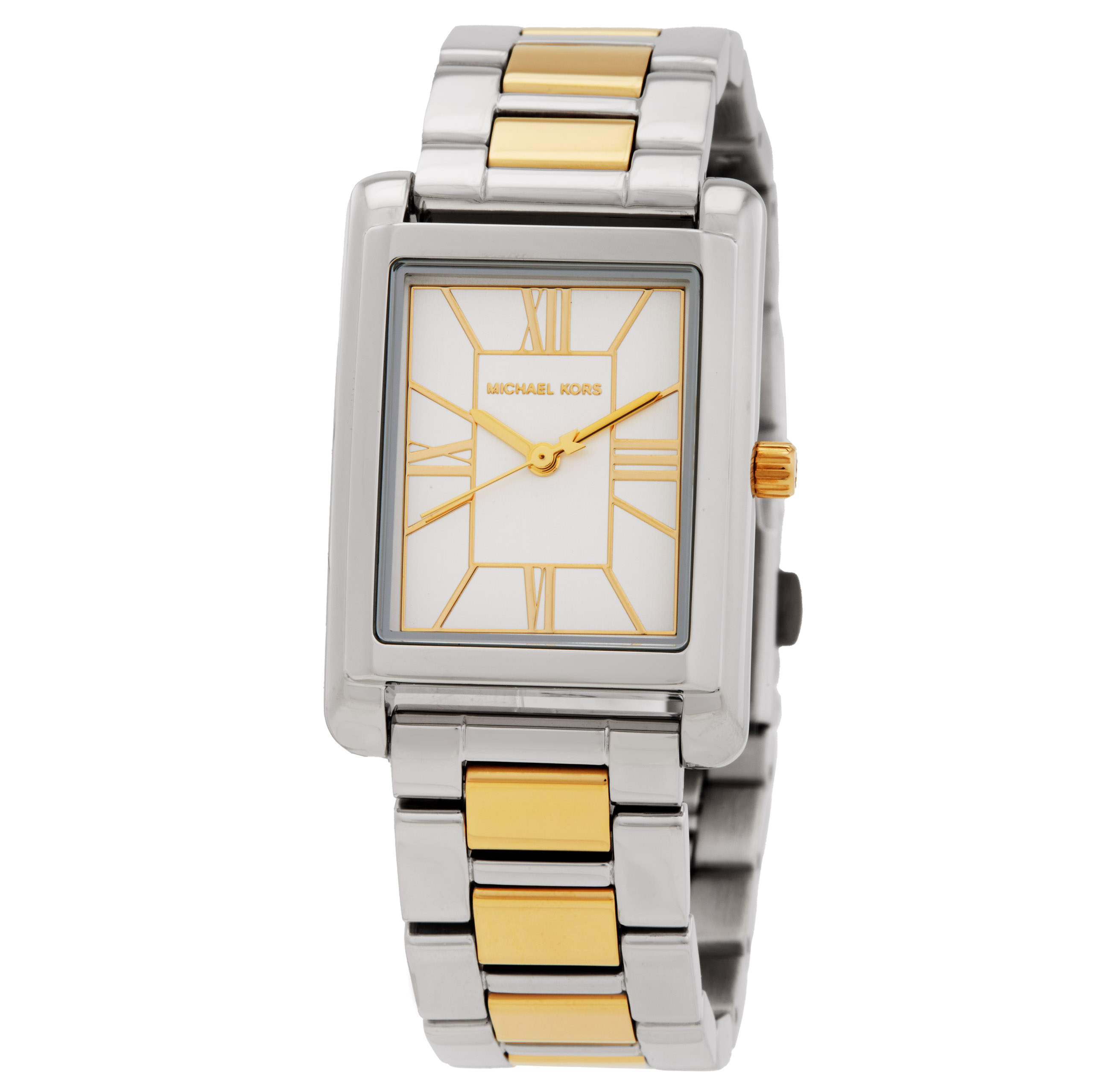 Michael Kors Essex Quartz White Dial Two-Tone Watch MK4967