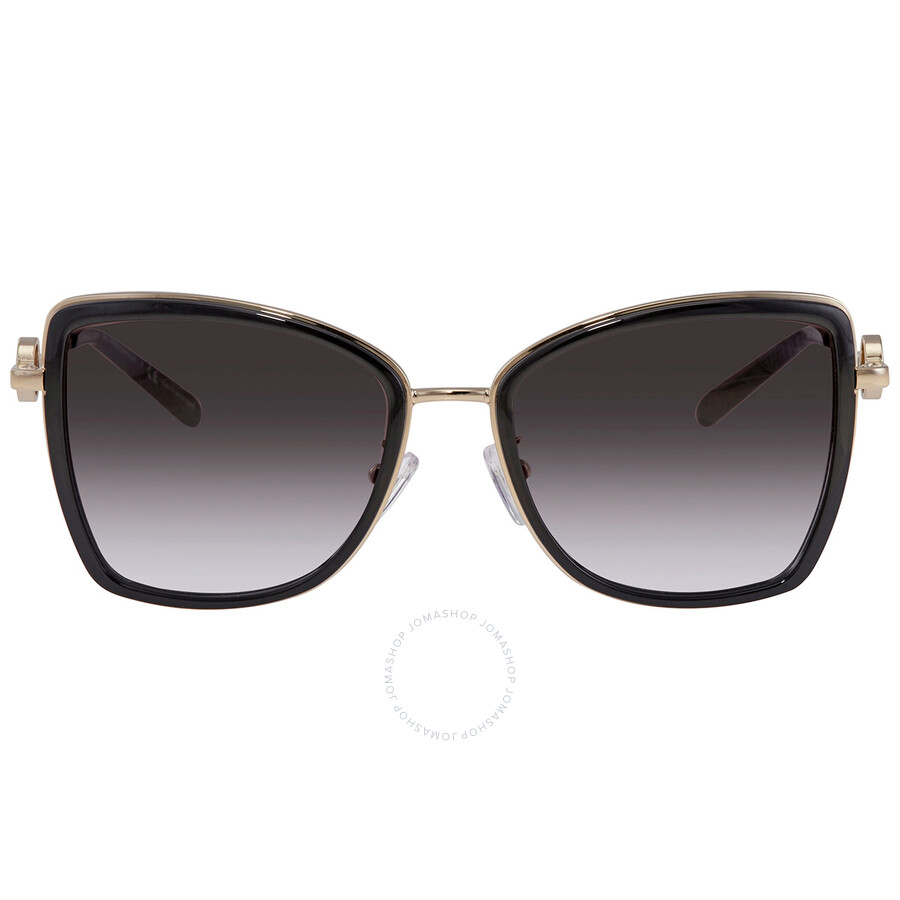 Michael Kors Corsica Grey Gradient Butterfly Ladies Sunglasses Mk1067b 10148g 55 In Grey