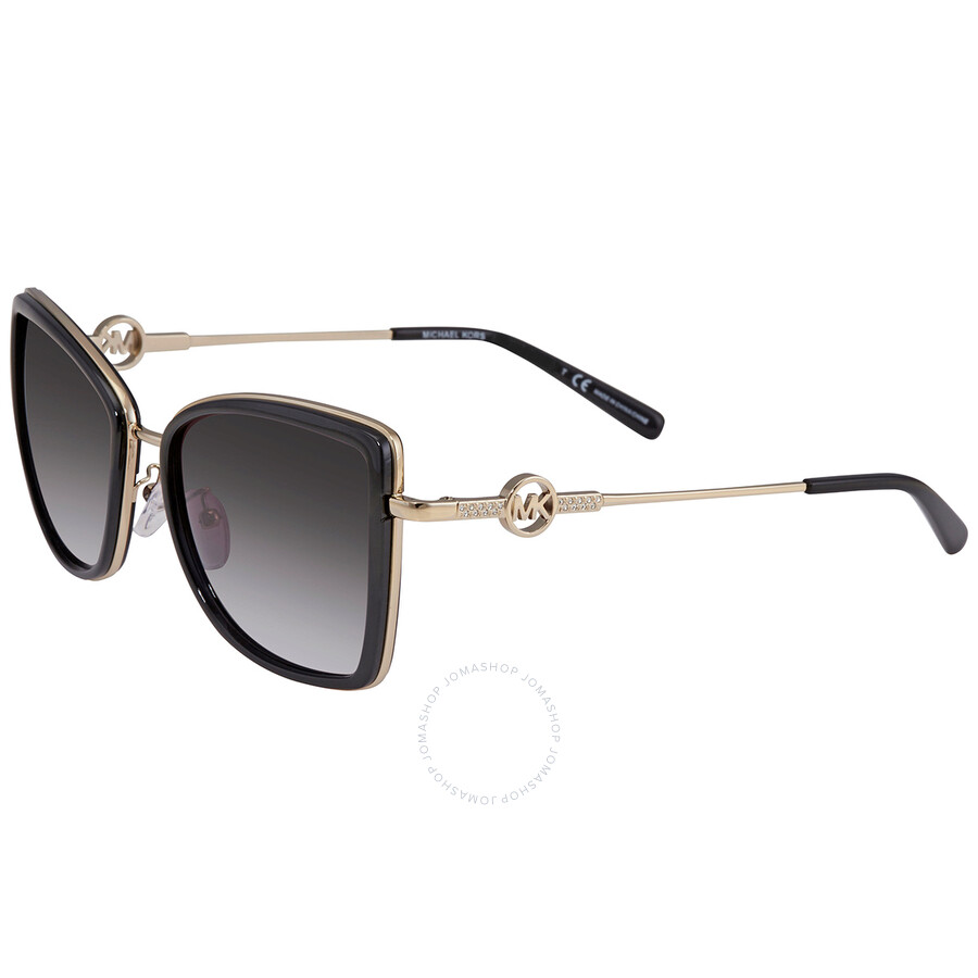 Michael Kors Corsica Grey Gradient Butterfly Ladies Sunglasses Mk1067b 10148g 55 In Grey
