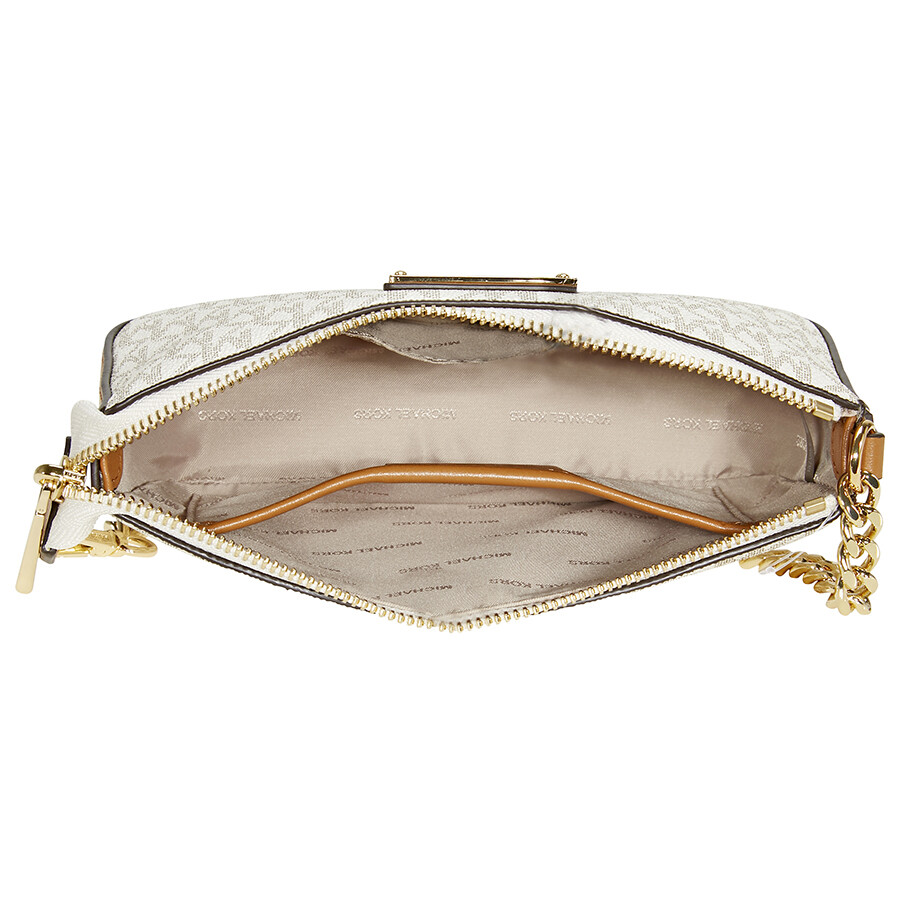 Michael Kors Jet Set Logo Chain Wallet Vanilla Jet Set Michael