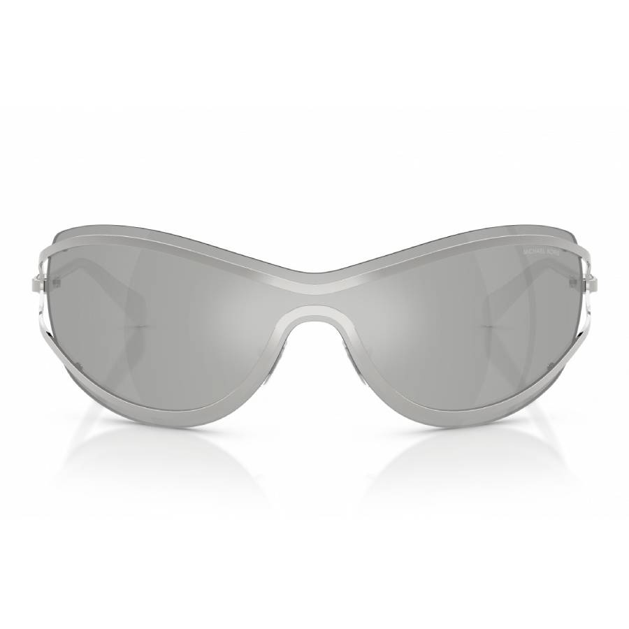 Michael Kors Mirror Shield Sunglasses Michael Kors Shield Aix Sunglasses Mink Brown Gold Mirror MK  main image 2