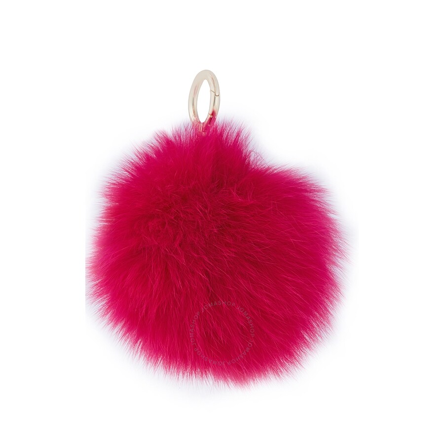 Michael Kors Ladies Keyfobs Bright Pink Love Pom Pom Michael Kors