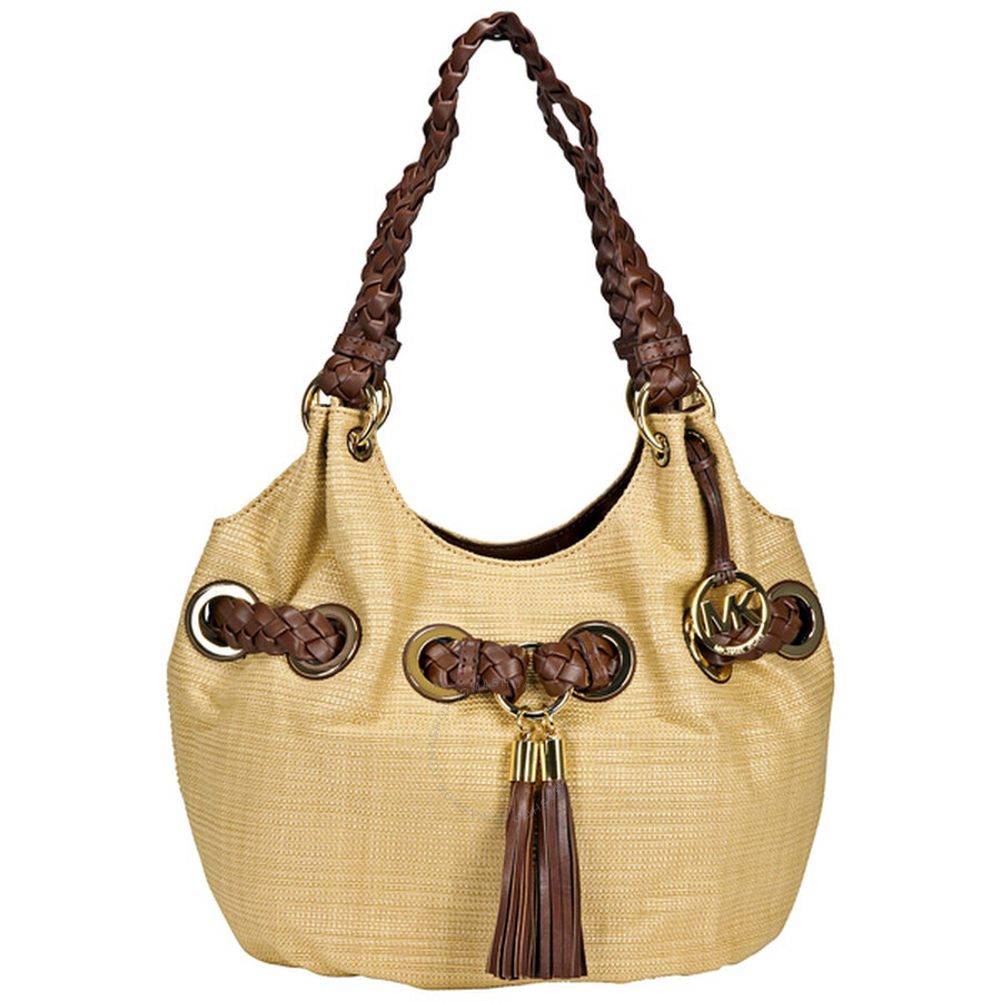 Michael Kors Large Grommet Shoulder Bag in Mocha MK30S2GBGL3W173