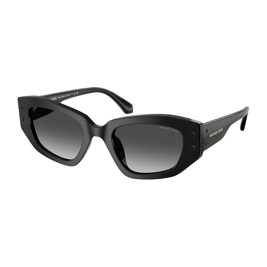 Michael Kors Le Praz Dark Gray Gradient Cat Eye Ladies Sunglasses