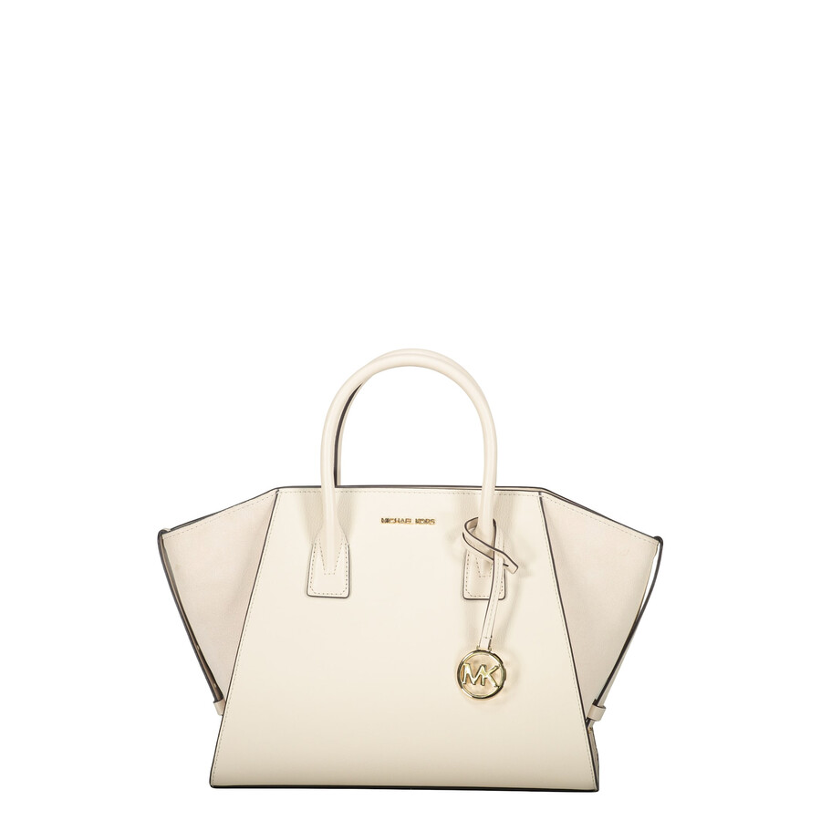 Michael Kors Double Handle Shoulder Bag In White