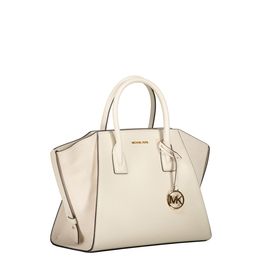Michael Kors Double Handle Shoulder Bag In White
