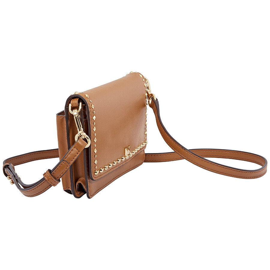 Michael Kors Leather Phone CrossBody Bag Acorn Michael Kors