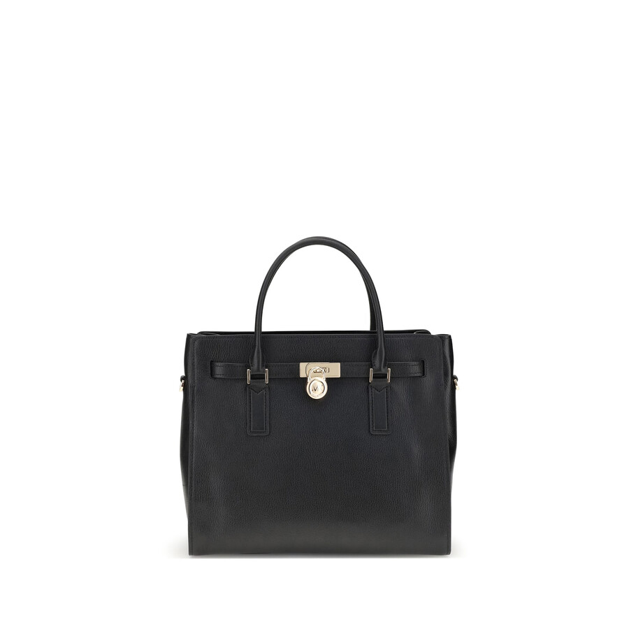Michael Kors Leather Shoulder Bag In Black