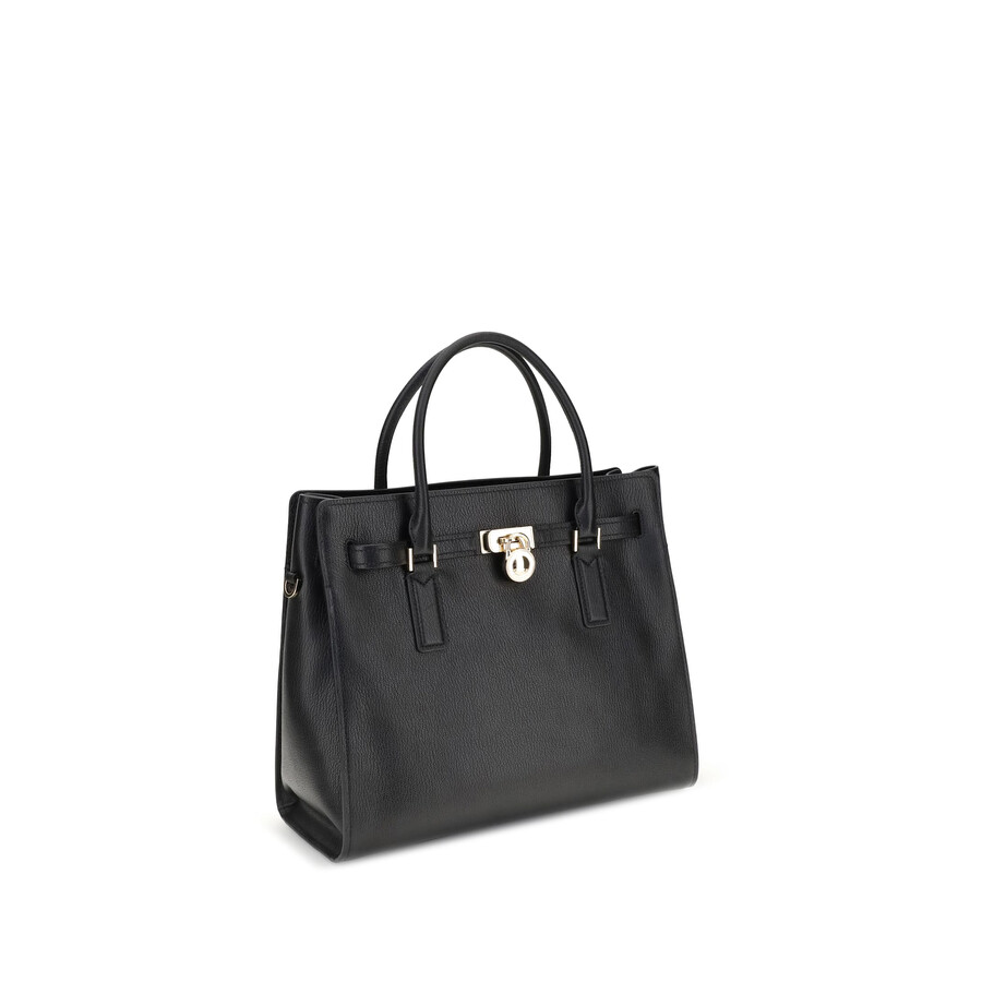 Michael Kors Leather Shoulder Bag In Black