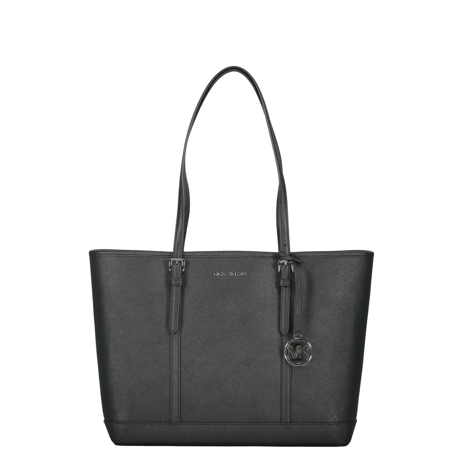 Michael Kors Large Jet Set Tote Bag In Black