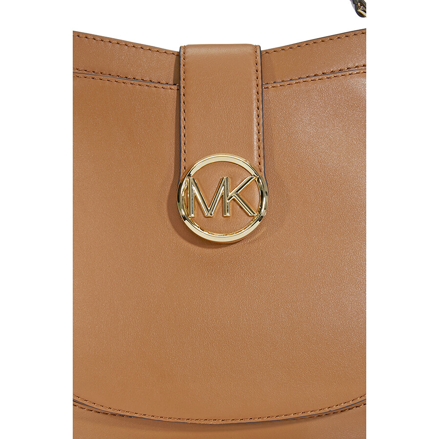 Michael Kors Lillie Medium Leather Shoulder Bag Acorn Michael Kors