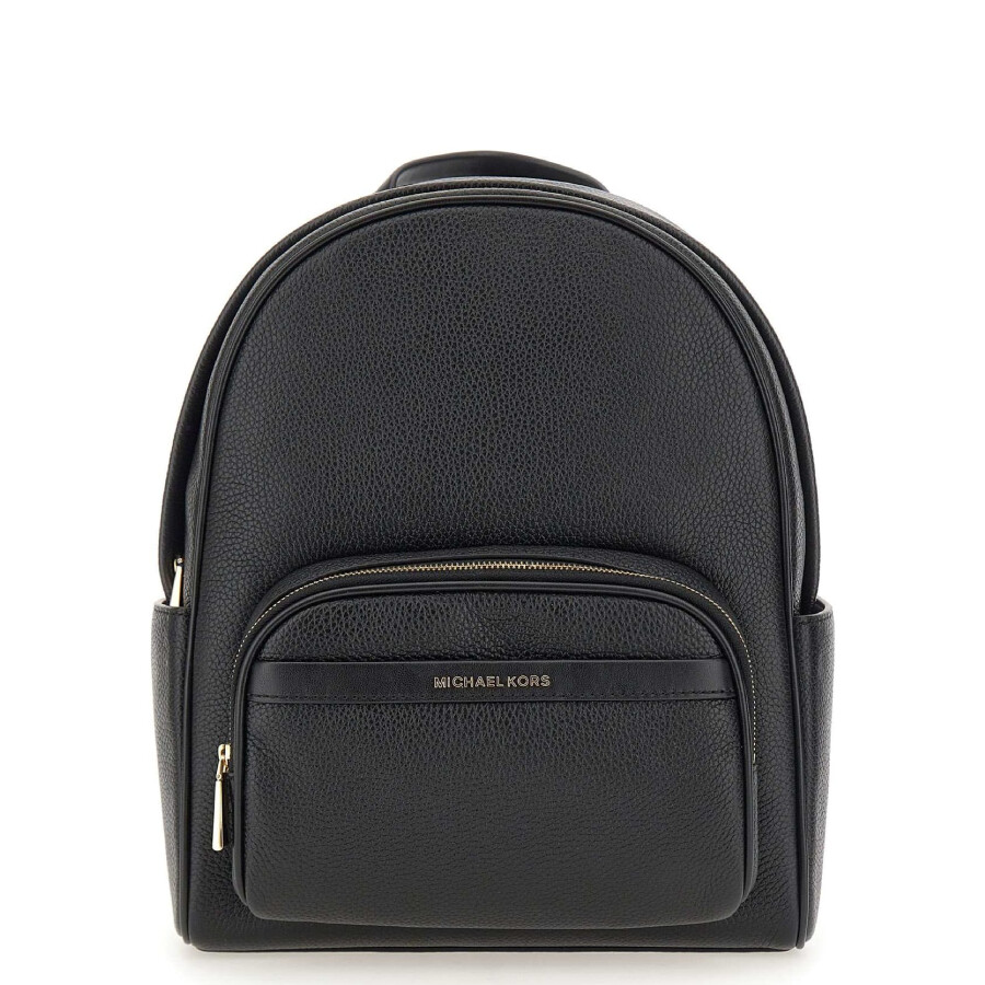 Michael Kors Medium Bex Leather Backpack In Black