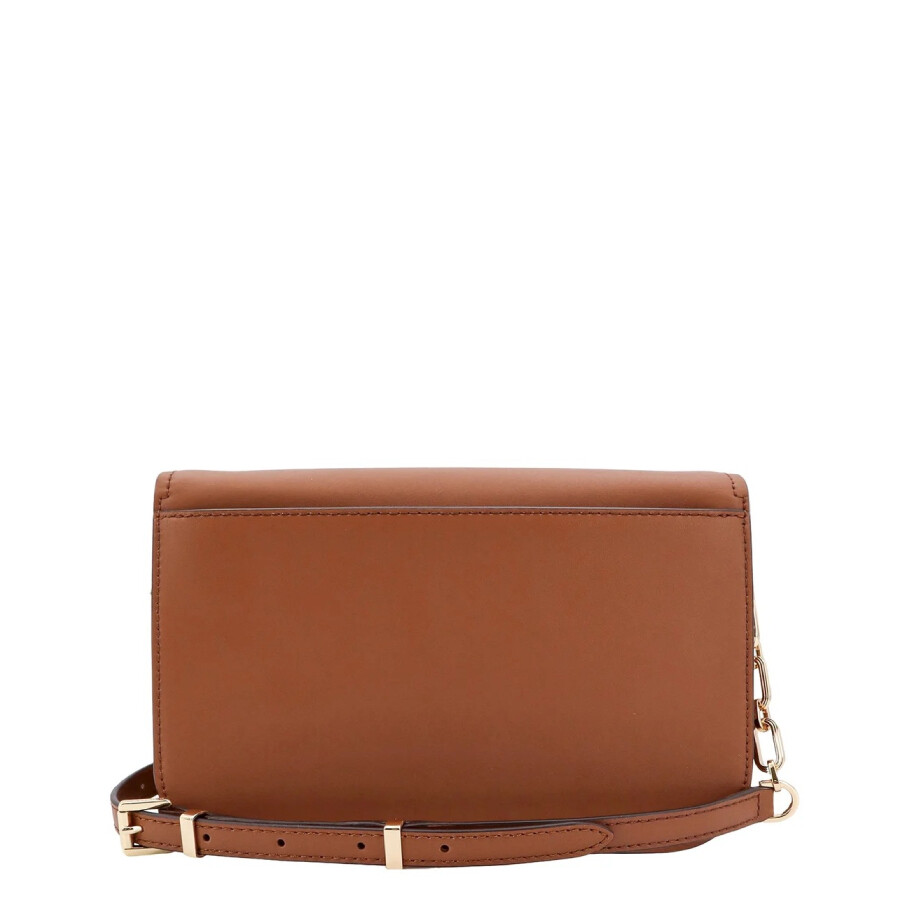 Michael Kors Medium Delancey Leather Messenger Bag In Brown