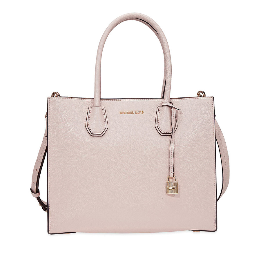 Michael Kors Mercer Large Leather Tote- Soft Pink 30F6GM9T3L-187