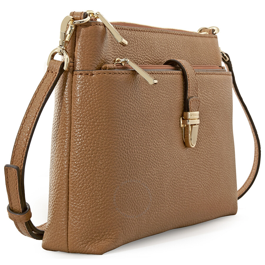 Michael Kors Mercer Large Snap Pocket Crossbody Bag - Acorn - Mercer ...