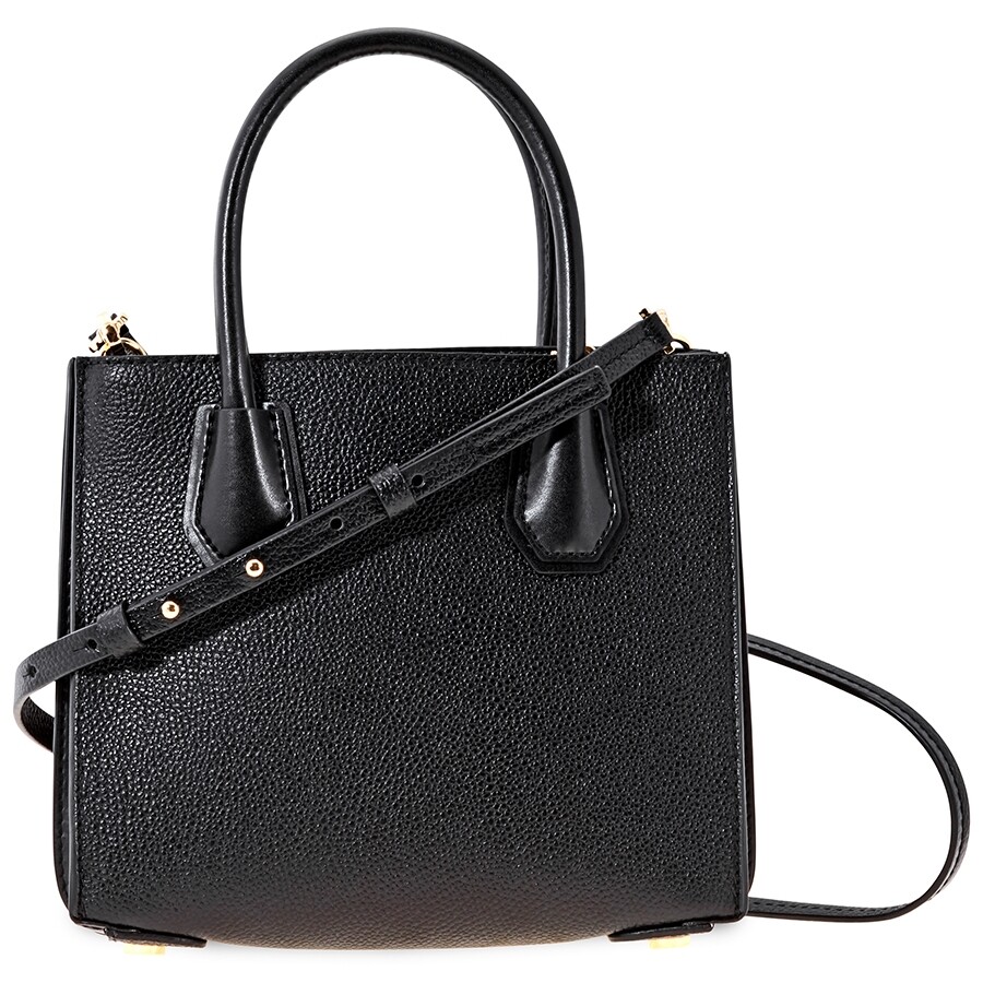 Michael Kors Mercer Medium Pebbled Leather Crossbody Bag Black Mercer Michael Kors