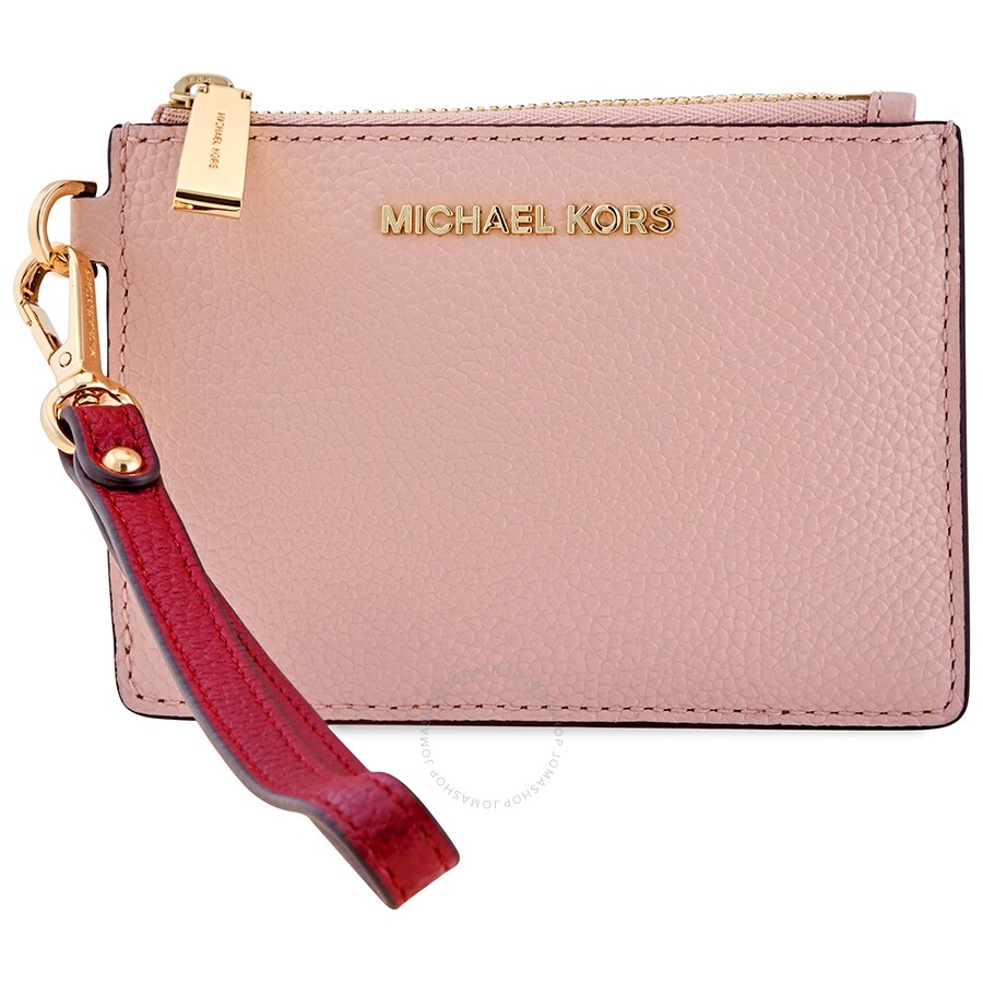 Michael Kors Mercer Small Zip Leather Coin Purse Michael Kors Handbags