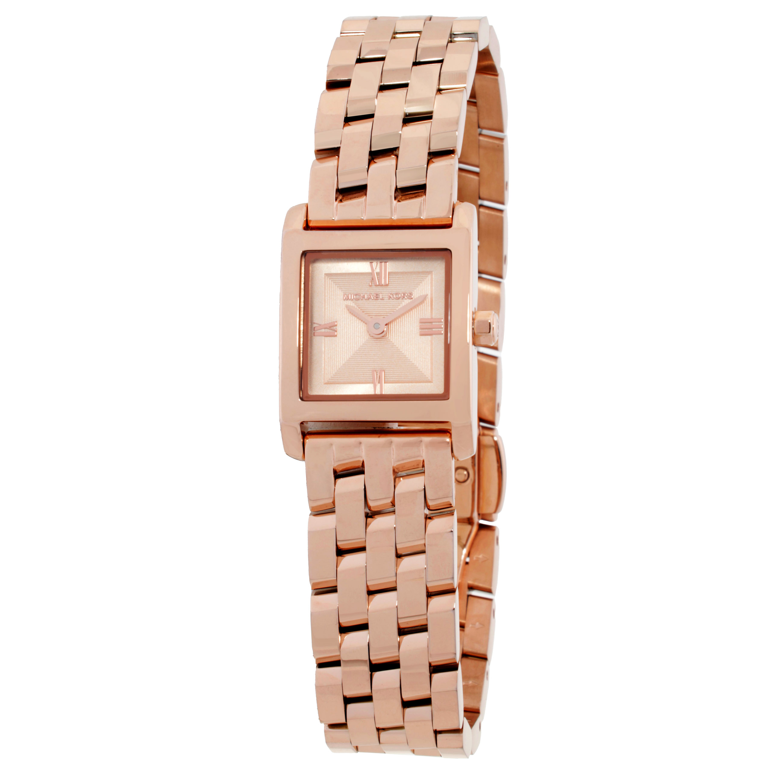 Michael Kors Micro Georgie Quartz Rose Gold Dial Ladies Watch