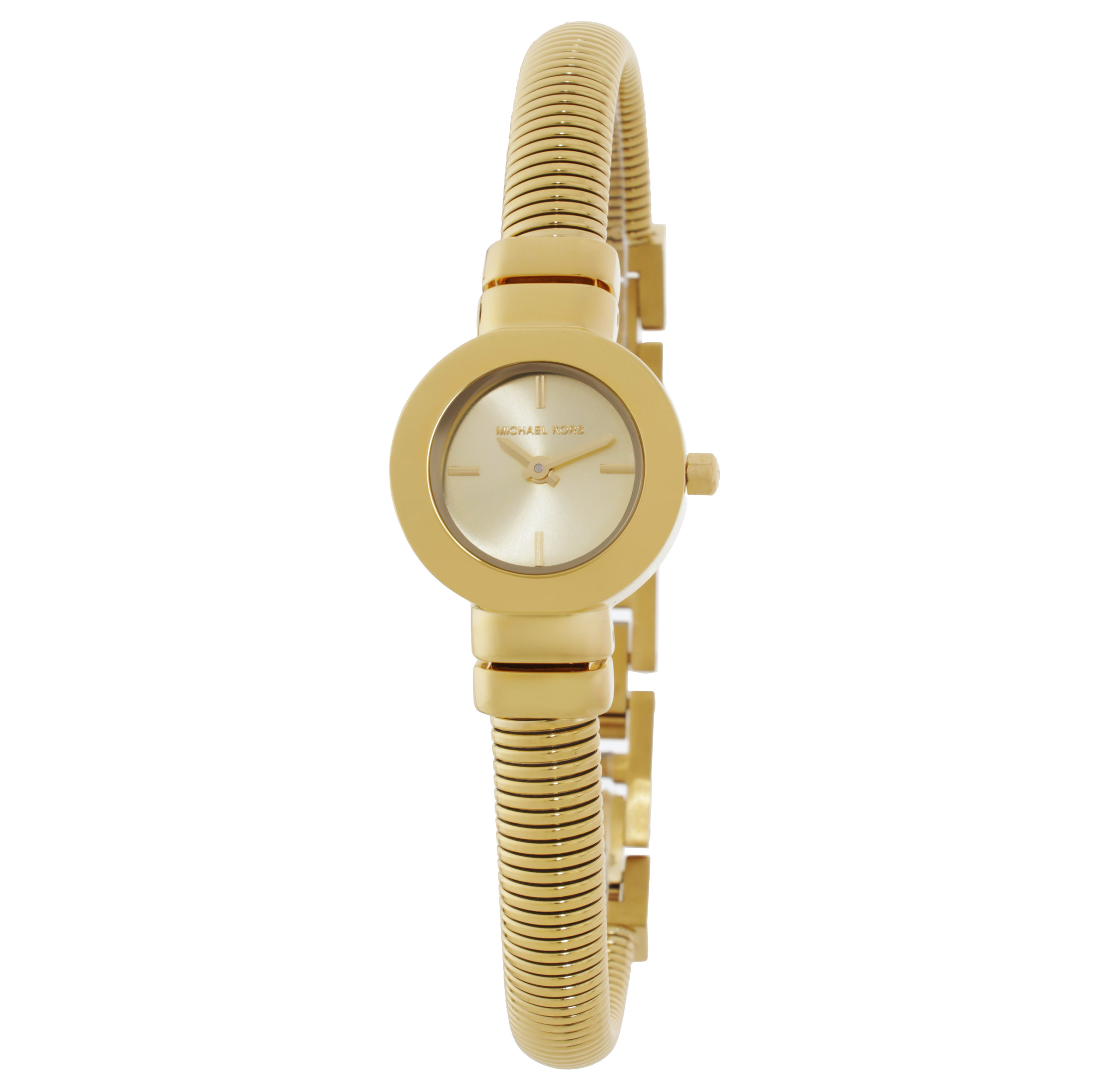 Michael Kors Mini Gramercy Quartz Gold Dial Ladies Watch MK7527