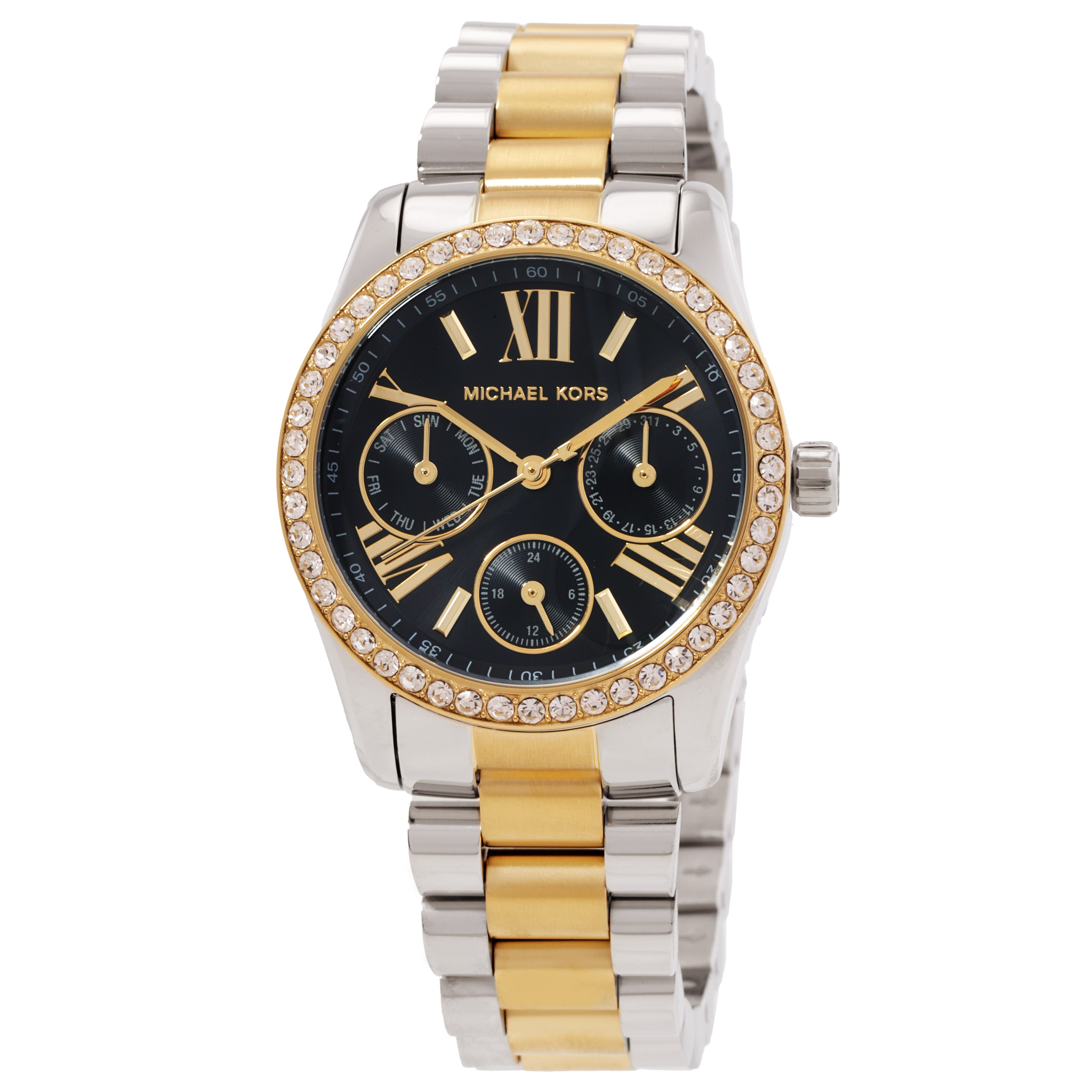 Michael Kors Mini Lexington Quartz Black Dial Ladies Watch MK4925