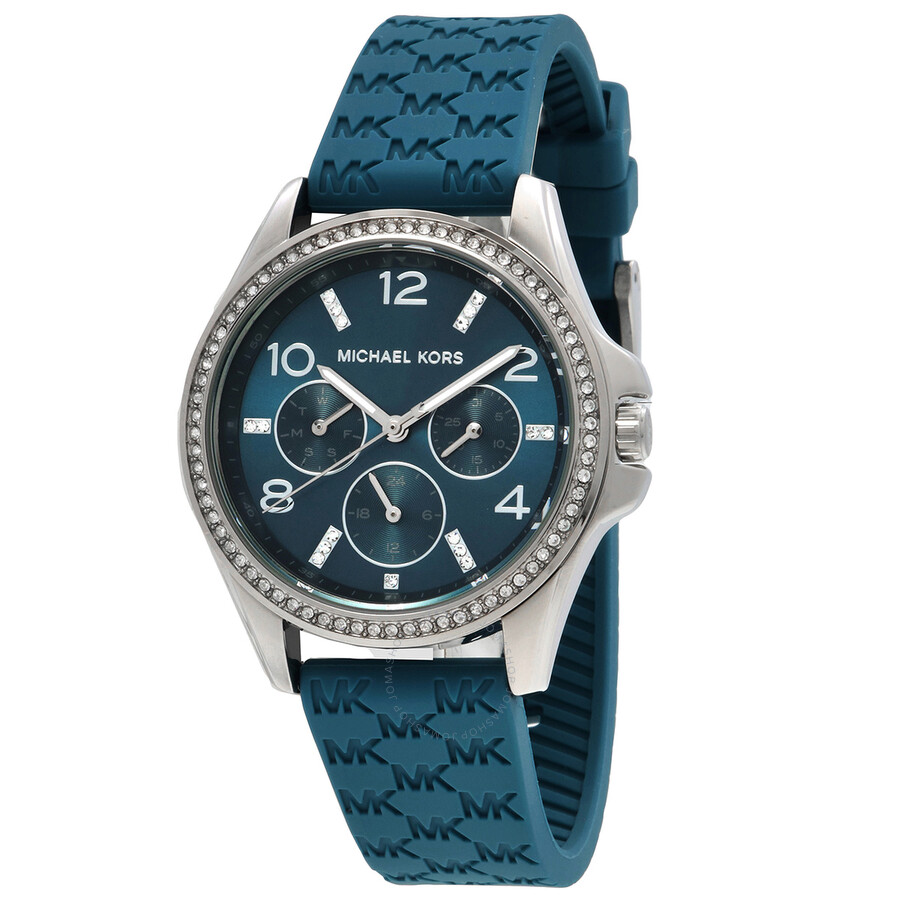 michael kors watch women's blue face