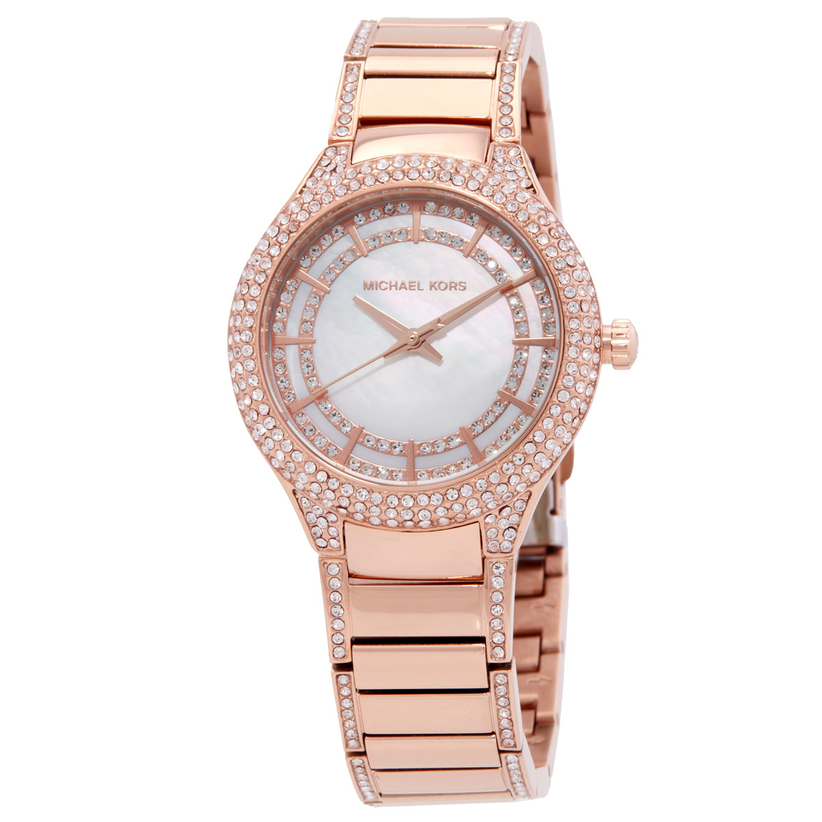 Michael Kors Mini Sylvia Pave Quartz Crystal Watch MK4656  display picture 2