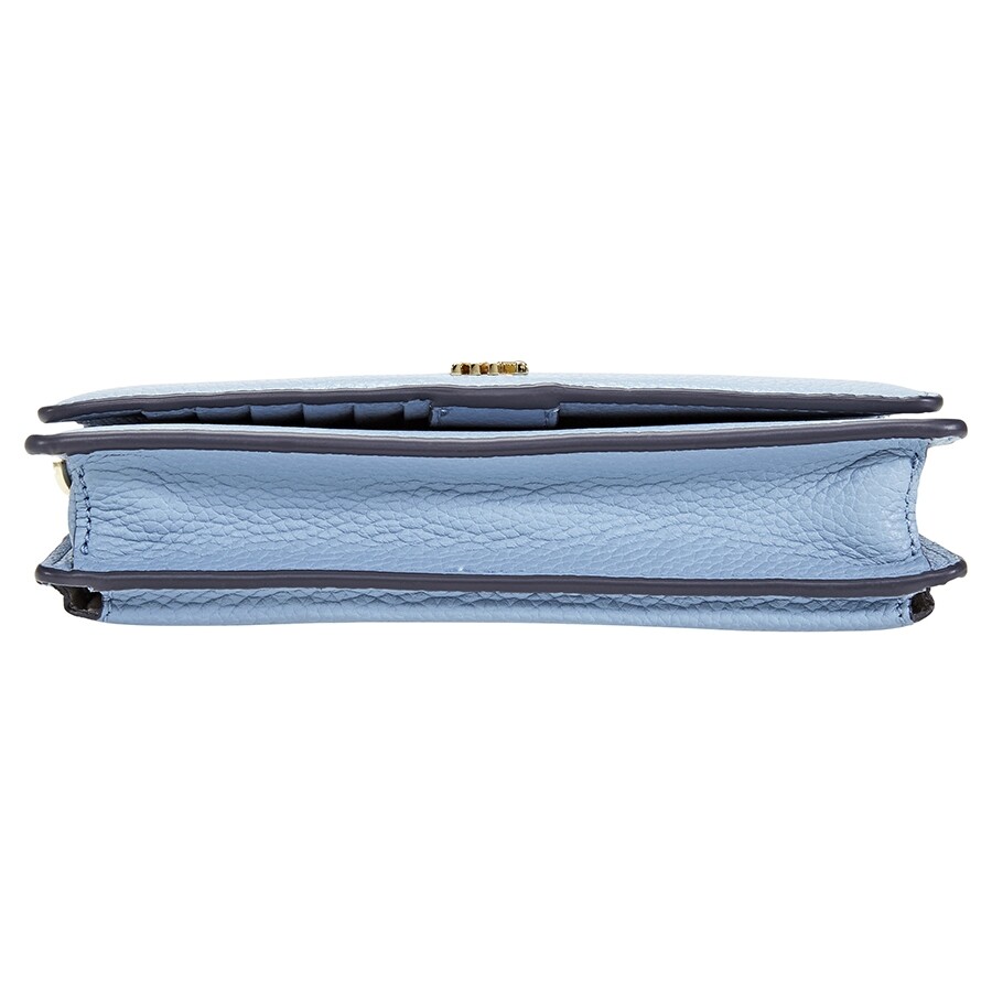 Michael Kors Pebbled Leather Convertible Crossbody Powder Blue