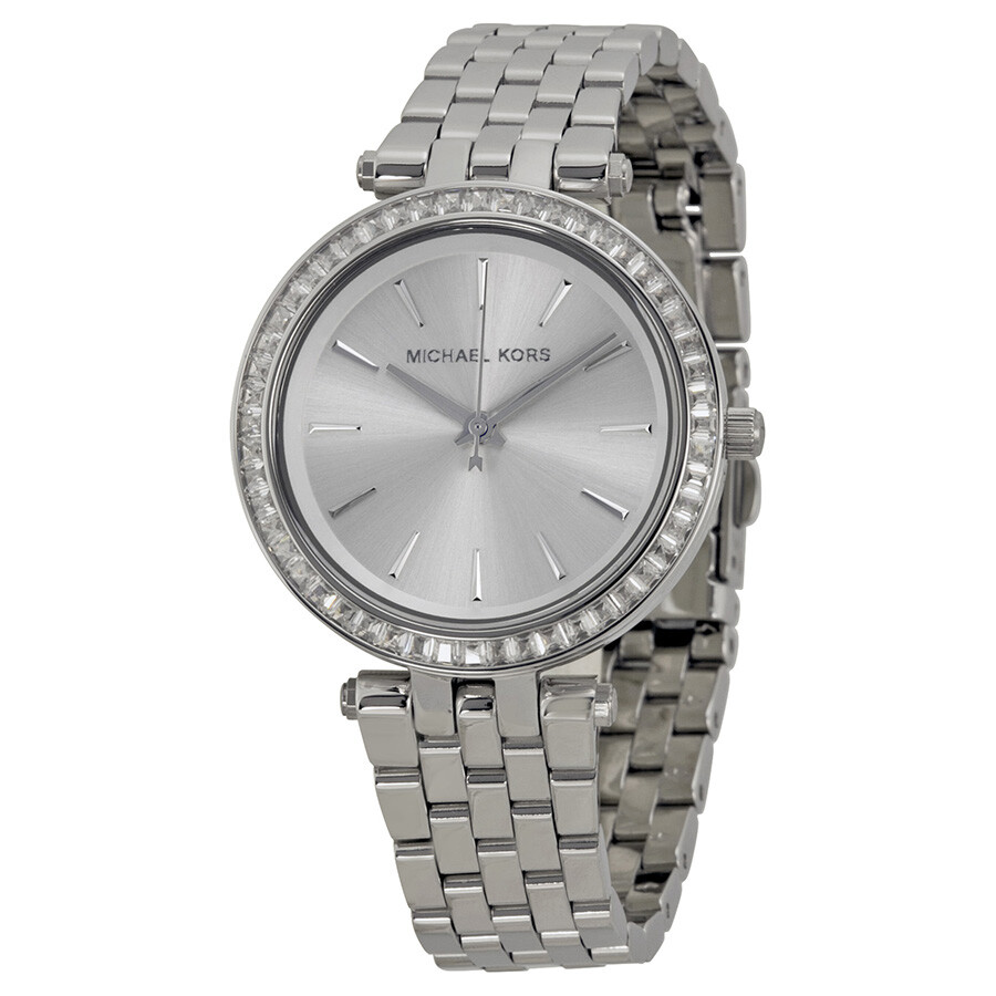 Michael Kors Petite Darci Silver Dial Steel Ladies Watch MK3364 - Darci ...