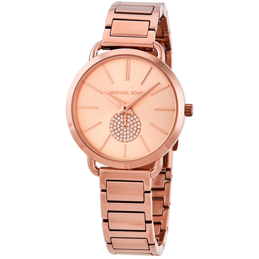 Michael Kors Portia Quartz Rose Gold Dial Ladies Watch MK4331  