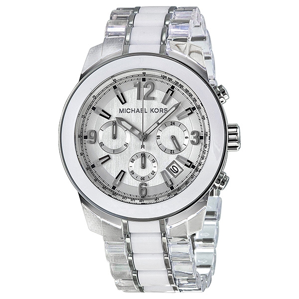 Michael Kors Preston Chronograph White 