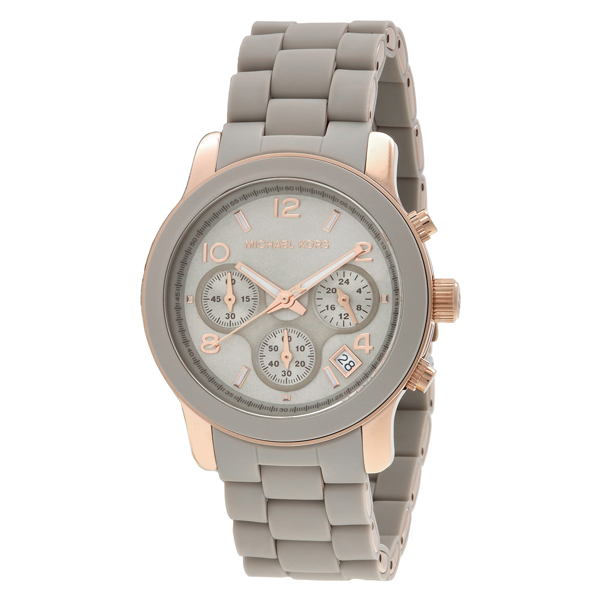 Michael Kors Runway Chronograph Quartz Grey Dial Ladies Watch