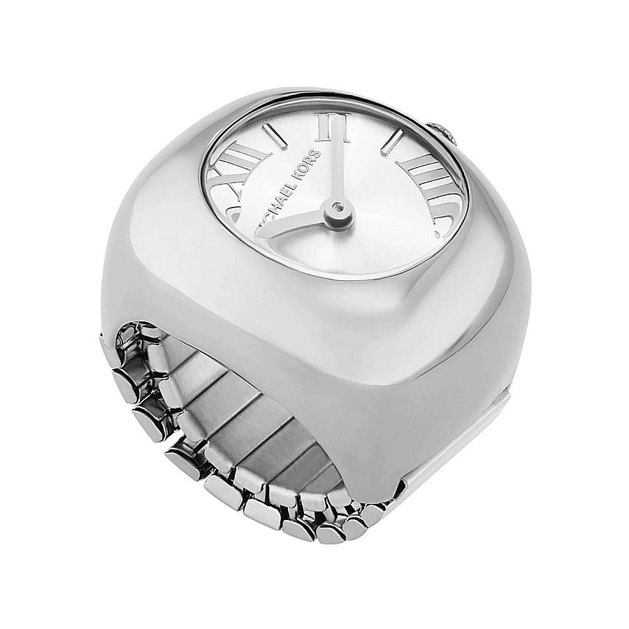 Michael Kors Rylee Quartz Silver Dial Unisex Ring Watch MK4873