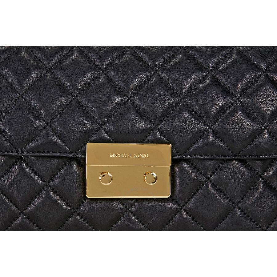 sloan large quilted leather shoulder bag