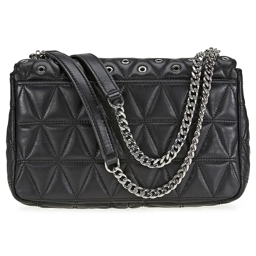 Michael Kors Sloan Large Studded Shoulder Bag Black Michael Kors Sloan Large Studded Shoulder Bag Black