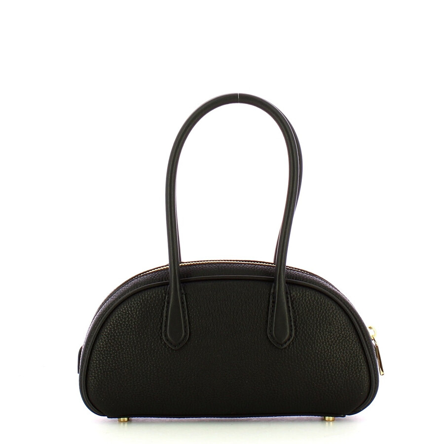 Michael Kors Small Lulu Leather Satchel In Black