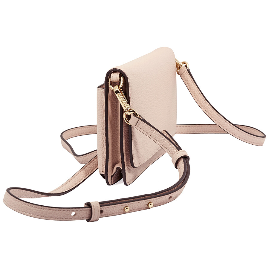 Michael Kors Pebbled Leather Convertible Crossbody Soft Pink Michael
